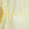Amarillo no estéril quirúrgico del vestido disponible del aislamiento de los Pp de la ropa del interno