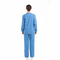 Médicos azules friegan la manga larga XS-3XL del traje industrial, centro de la atención sanitaria
